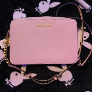 !AUTHENTIC! Michael Kors Powder Blush Pink Crossbody Purse
